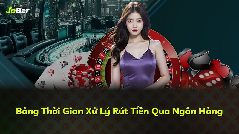 Bảng Thời Gian Xử Lý Rút Tiền Qua Ngân Hàng