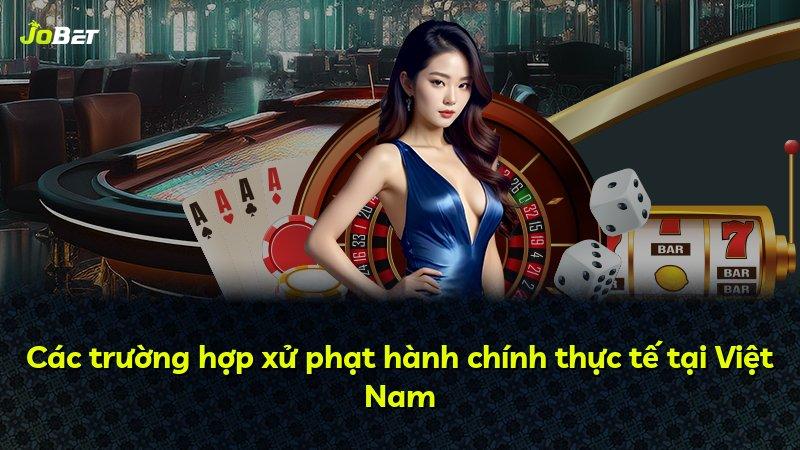 Các trường hợp xử phạt hành chính thực tế tại Việt Nam