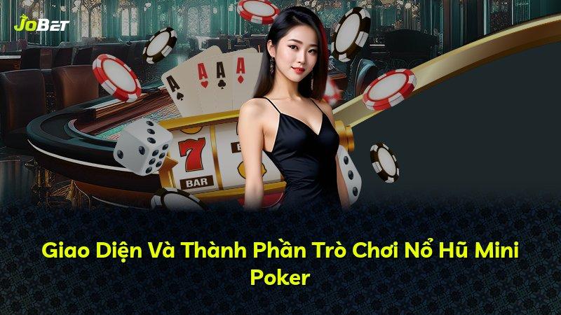 Giao Diện Và Thành Phần Trò Chơi Nổ Hũ Mini Poker